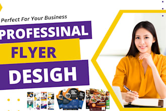 create a professional flyer, church flyer design  or brochure company profile
