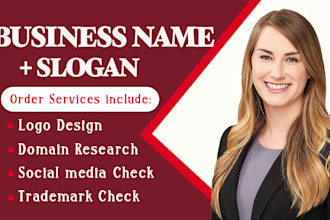 create remarkable business names, slogans and logo