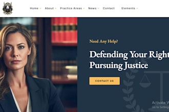 design professional law firm website, attorney, legal website and lawyer website