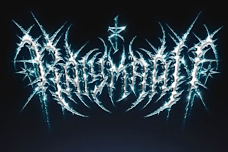 design extreme metal logo for your band