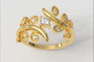 do 3d cad design and product design, cad jewelry design,ring pendant 3d printing
