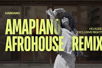 remix or remake your song into afrobeat, amapiano, afrohouse