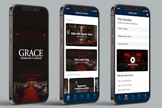 develop easy to use ministry app, church app, bible app, christian app