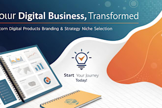create unique custom digital products, branding, and business strategies
