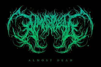 design a brutal death metal logo