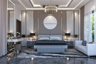 remodel apartment, repaint for house, home interior decoration,3d bedroom render