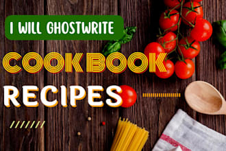 be your cookbook writer cookbook design format recipes meal and diet plan