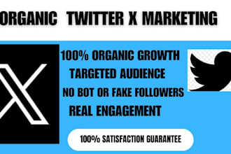 do twitter marketing, nft, crypto promotion  for   real followers and engagement