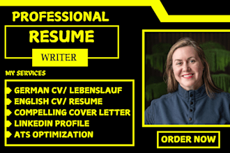 craft professional german CV, lebenslauf, english resume and ats optimize