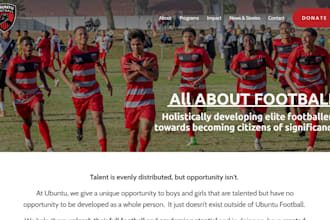 build soccer website football website academy website soccer academy website