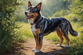 do custom pet portrait, dog portrait, cat portrait drawing