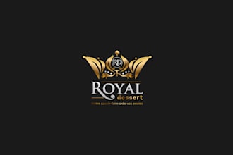make inspirational royal dessert logo