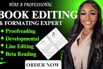 proofread and edit, format memoir, nonfiction, fiction developmental book editor
