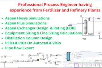 do chemical engineering, aspen hysys, plus, simulations