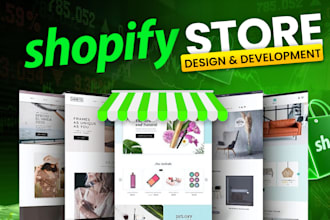 design, redesign shopify stores, shopify dropshipping stores, shopify web