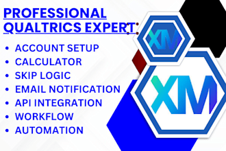 do qualtrics API integration email notification workflow calculator skip logic