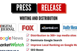 press release distribution and pr publishing on 300 websites