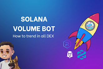 create solana liquidity bot, solana volume bot, solana pumpfun bot, memecoin bot