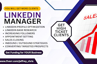 do b2b linkedin marketing manager, sales closer representative, lead generation