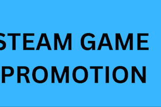 do organic steam game promotion to increase your game visibility
