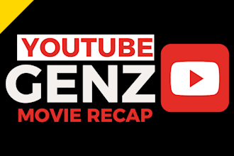 write youtube movie recap script for genz audience
