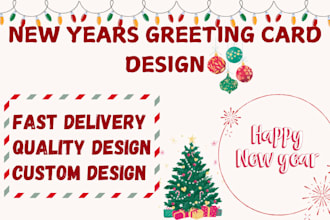design new year flyer, greetings card,event,church flyer design, christmas flyer