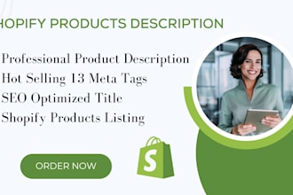 write compelling shopify product descriptions to skyrocket sales for ecommerce