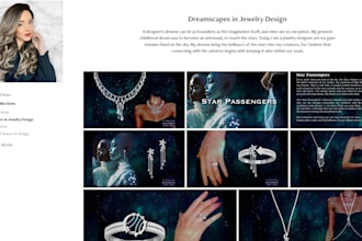 jewelry design and unique concept collection