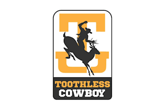 make unique toothless cowboy outdoors logo