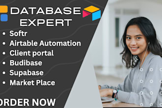 design supers airtable, adalo, softr, client portal, supabase, plasmic,budibase