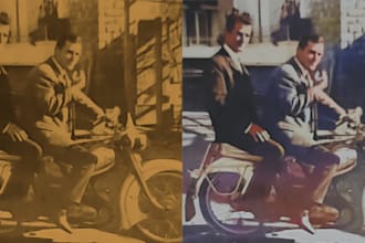 restore old and damaged photos professionally