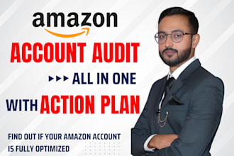 audit amazon fba account, PPC campaigns, product listing and provide action plan