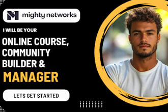setup mighty network community, mighty networks course upload and automation
