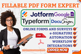 online booking esigning forms via docusign typeform jotform google form boldsign