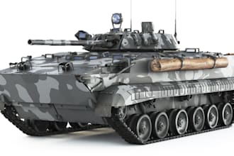 buildup militaryvehicle,3d fighter jet,armored tank, militaryvan,car tank design