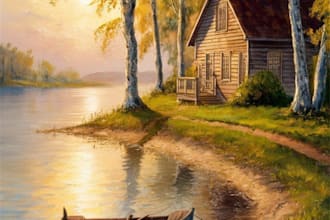 paint real oil painting on canvas and can do shipping
