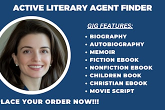 find literary agent for children story book fiction and nonfiction stories