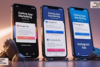 do online dating app marketing adult app promotion google ads facebook ads