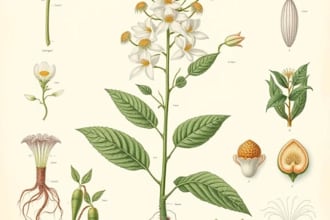 draw botanical flower plants scientific illustration