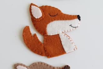 sell ready to make felt toys PDF pattern