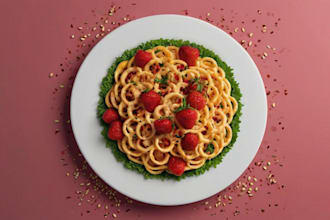 make food pop art of your food