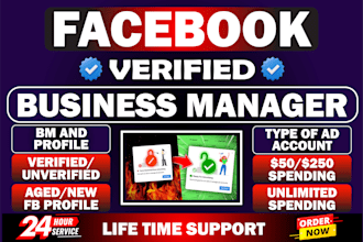 create a fresh eternal facebook business manager and ads account