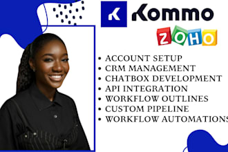 setup zoho crm and kommo crm