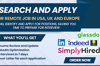 search and apply for remote jobs, onsite jobs, job application in USA, europe