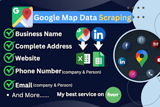 do google map data scraping, web scraping, b2b data extraction, lead generation