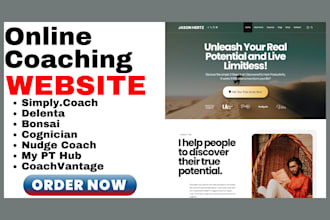 build kajabi simply coach learnpress appointment coaching website