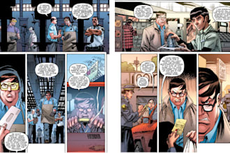 do comic book editor superhero cartoon character design storyboard manga anime