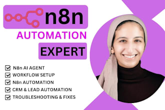 n8n automation n8n workflow n8n ai agent n8n api integration