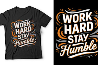 create awesome trendy typography t shirt design