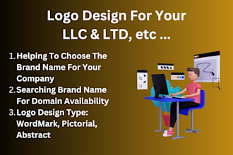 design professional trademark logo for your llc, ltd company